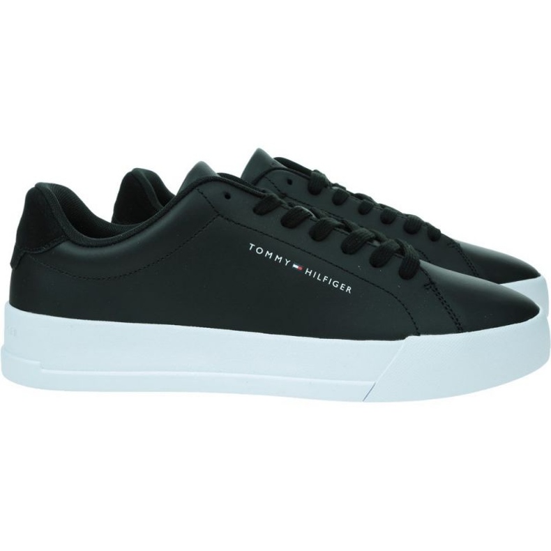 Tommy Hilfiger Court Zapatos de piel FM0FM04971 Bds negro