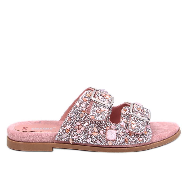 Coult Chanclas piedra rosa rosado