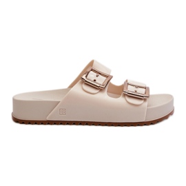 Chanclas Lisas Mujer ZAXY NN285058 Beige claro