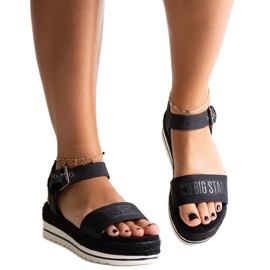 Sandalias Big Star negras LL274870 negro