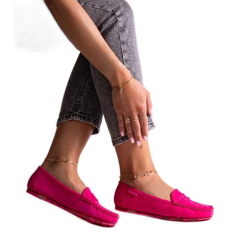 Mocasines Big Star rosa oscuro NN274934 rosado