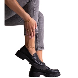 Zapatos piel negros Big Star LL274458