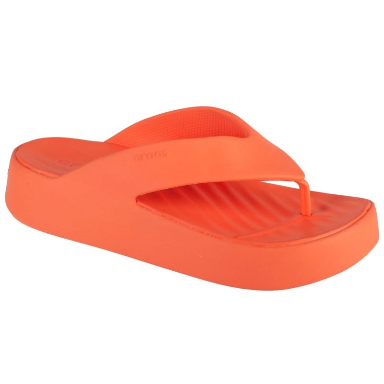 Chanclas Crocs Gataway Platform Flip W 209410-84F naranja