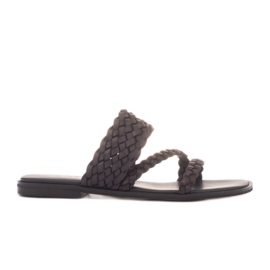 Marco Shoes chanclas romanas negro