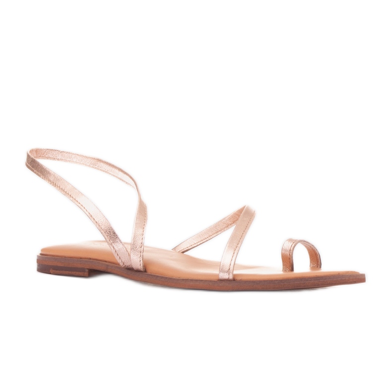 Marco Shoes sandalias pafos dorado