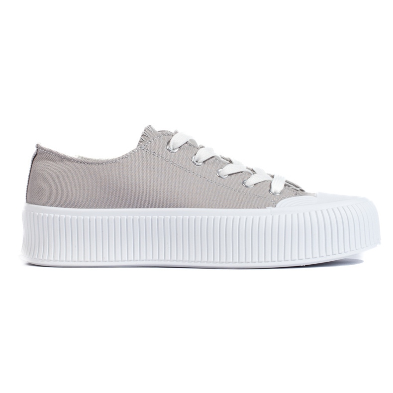 Zapatillas mujer plataforma gris