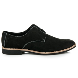 Lucca Zapatos brogue de cuero negro