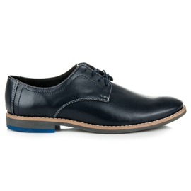 Lucca Zapatos de cuero azul