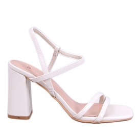 Borelli Sandalias de tacón estable beige