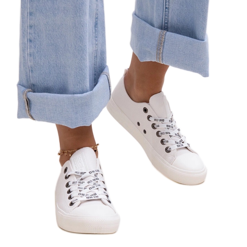 Deportivas blancas de piel ecológica Big Star KK274105 blanco