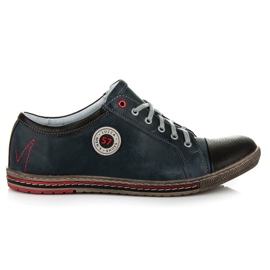Lucca zapatos de hombre atados azul