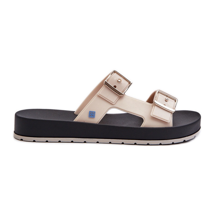 Chanclas de Mujer con Suela Plana ZAXY LL285072 Beige Claro