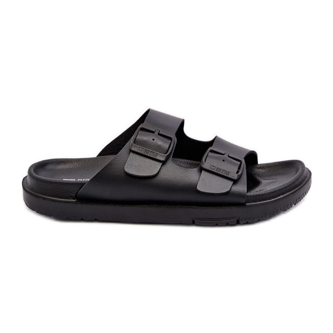 Chanclas Ligeras De Hombre Con Hebillas Big Star NN174597 Negro