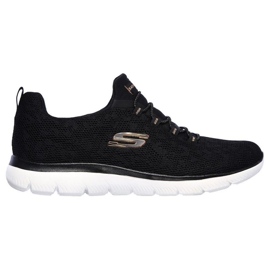 Zapatos Skechers Summits - Leopart Spot 149037 Bkrg negro