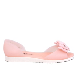 Bailarinas Meliski con puntera abierta Agathe Nude beige