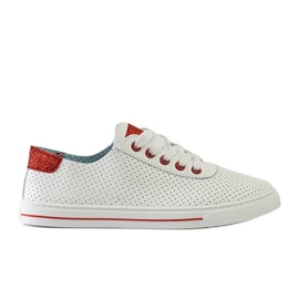 Deportivas Ruala blancas perforadas blanco