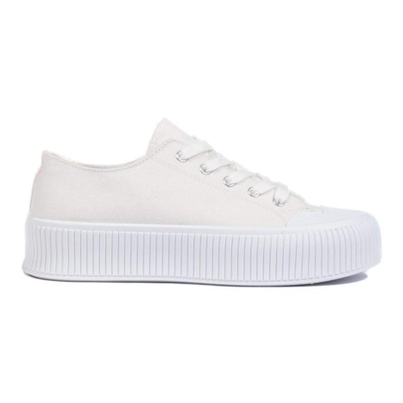 Deportivas mujer plataforma blancas blanco