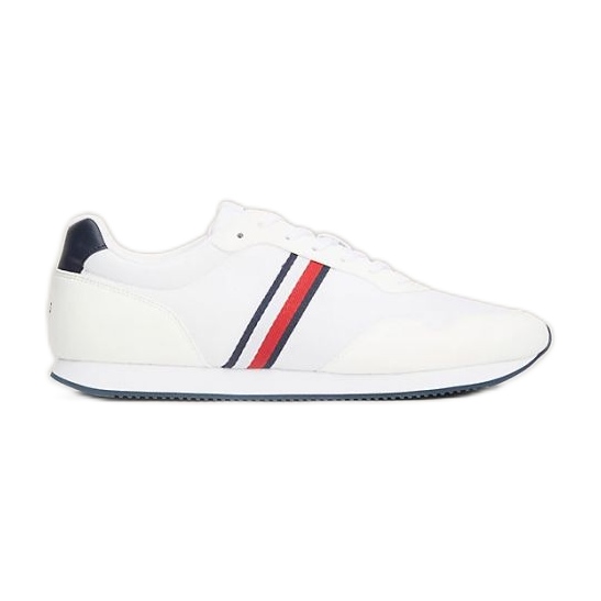 Tommy Hilfiger Lo Runner Mix M Zapatillas FM0FM04958YBS blanco