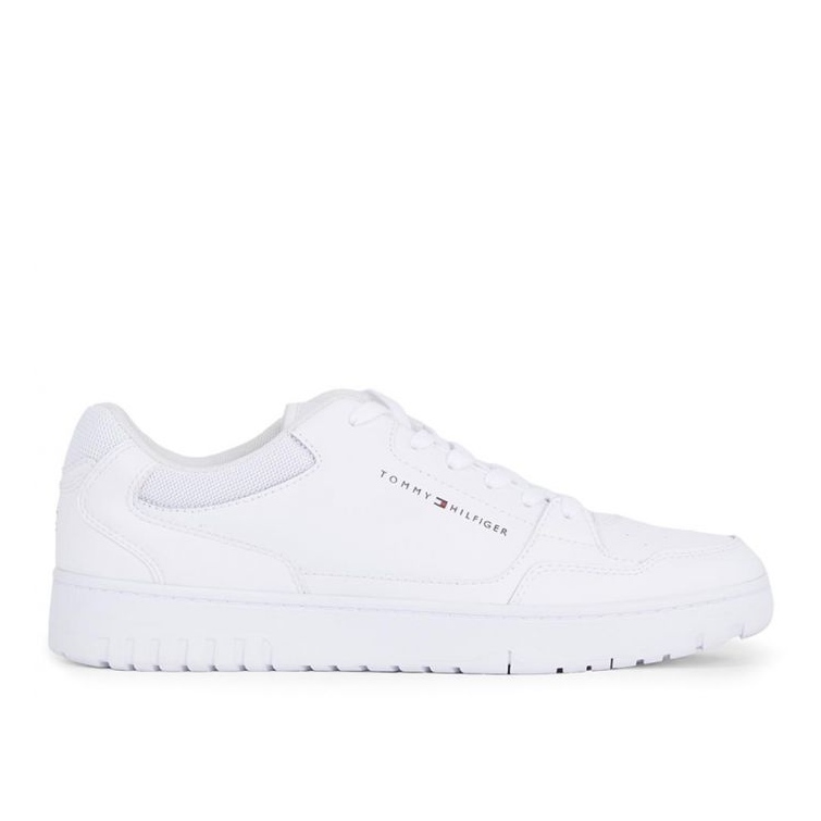 Tommy Hilfiger Basket Core Leather M Zapatos FM0FM05040YBS blanco