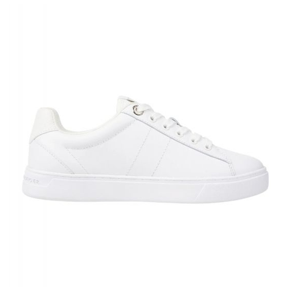 Tommy Hilfiger Zapatillas Essential Elevated Court Mujer FW0FW07685YBS blanco Tommy Hilfiger Zapatillas Essential Elevated Court Mujer FW0FW07685YBS blanco