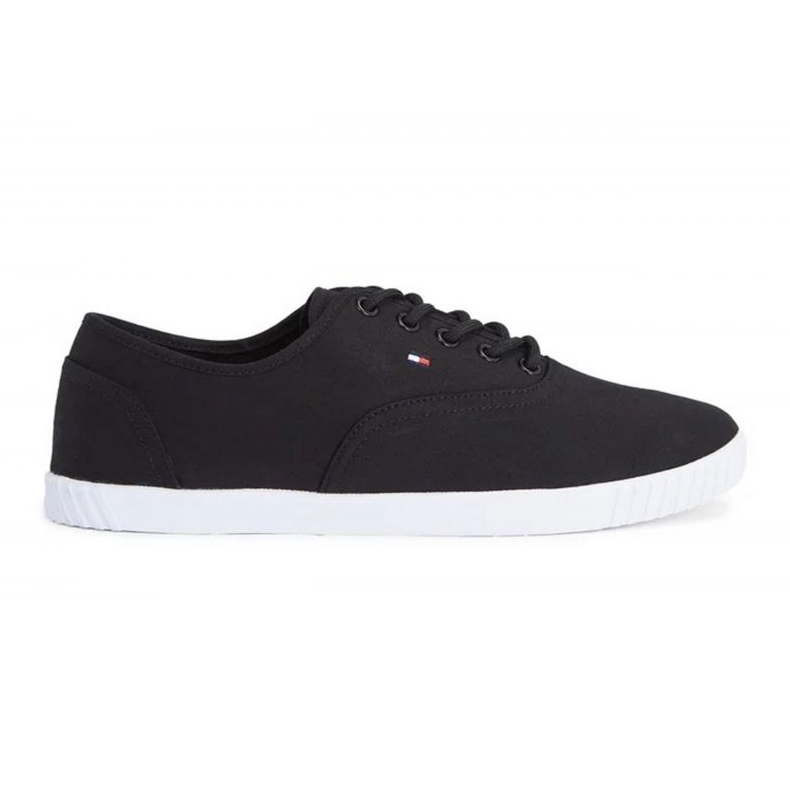 Tommy Hilfiger Zapatilla De Lona Con Cordones W FW0FW07805BDS negro Tommy Hilfiger Zapatilla De Lona Con Cordones W FW0FW07805BDS negro