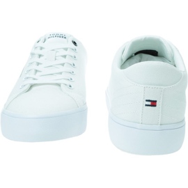Tommy Hilfiger Hi Vulc Low Canvas M Zapatillas FM0FM04882YBS blanco