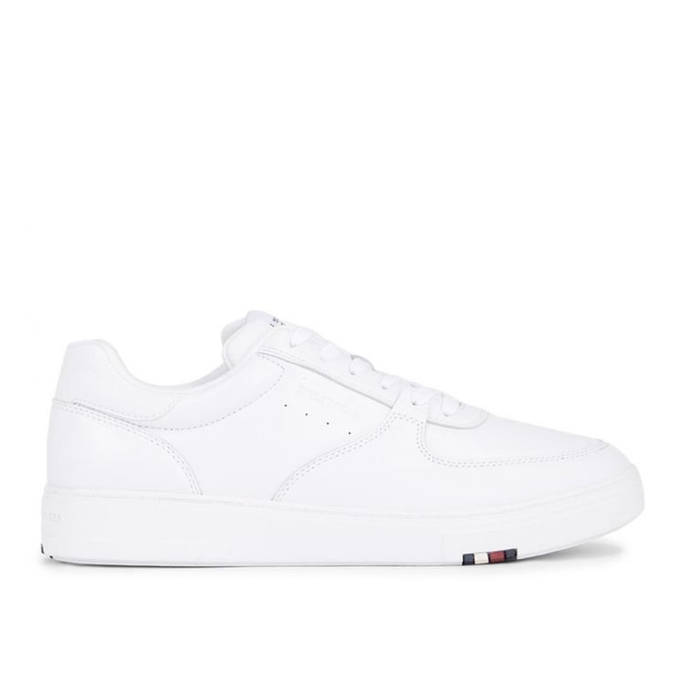 Tommy Hilfiger Modern Cup Corporate Lth M Zapatos FM0FM04941YBS blanco