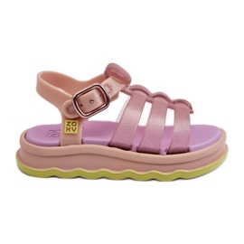 Sandalias Infantiles Perfumadas Velcro ZAXY NN385020 Morado violeta Sandalias Infantiles Perfumadas Velcro ZAXY NN385020 Morado violeta