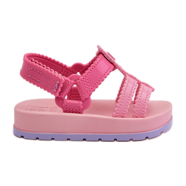 Sandalias Infantiles Velcro Perfumadas ZAXY LL385027 Rosa rosado