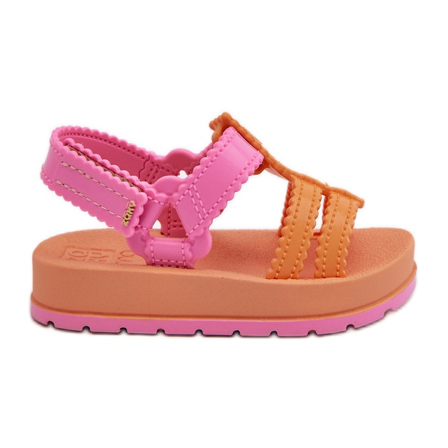 Sandalias Infantiles Velcro Perfumadas ZAXY LL385026 Naranja