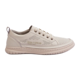 Zapatillas Mujer Piel Beige Cloesa negro