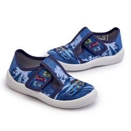 Pantuflas Infantiles cierre adhesivo Befado 911X022 Azul Pantuflas Infantiles cierre adhesivo Befado 911X022 Azul