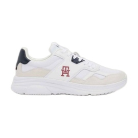 Tommy Hilfiger Modern Runner Mix zapatos FM0FM04937YBS blanco