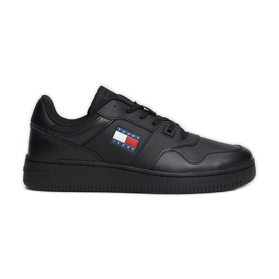 Tommy Hilfiger Retro Basket Ess zapatos EM0EM01395BDS negro Tommy Hilfiger Retro Basket Ess zapatos EM0EM01395BDS negro