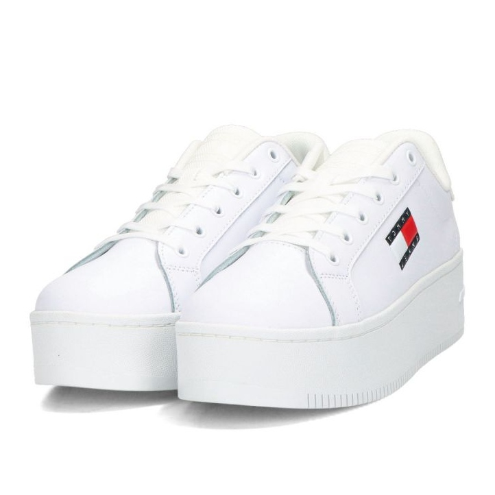 Tommy Hilfiger Zapatos Flatform Ess EN0EN02518YBS blanco