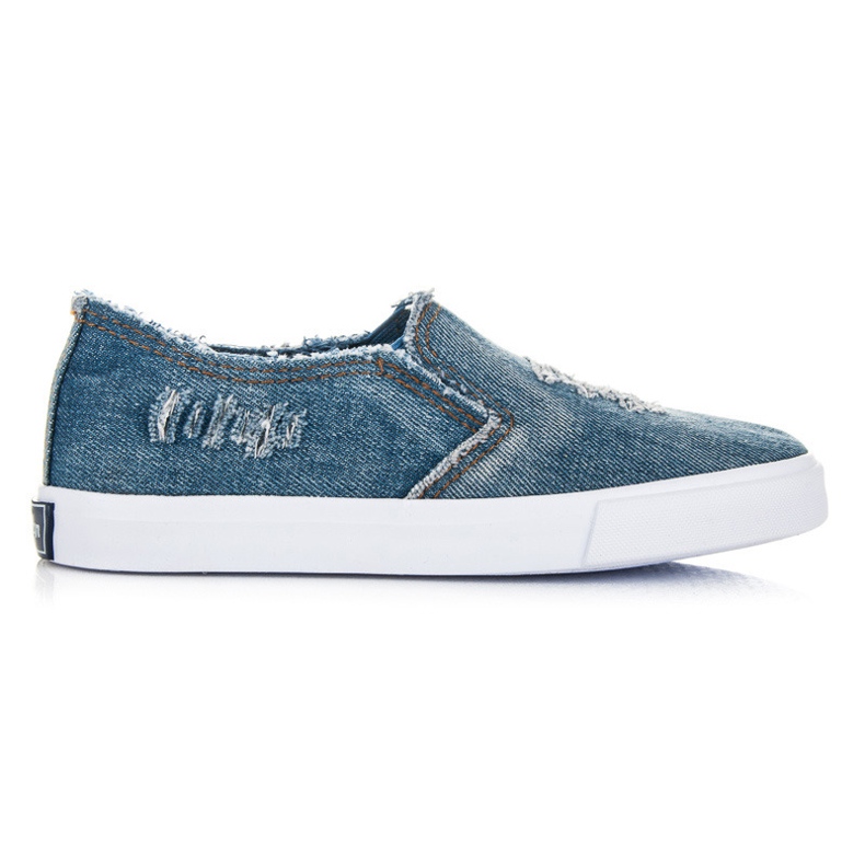 American Club Pantuflas vaqueras azul