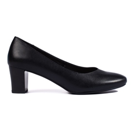 Sergio Leone Zapatos de salón negros elegantes para mujer.