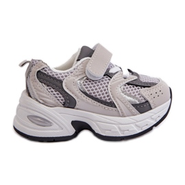 Zapatillas Infantiles Velcro Zapatillas Deportivas Gris Rulagia