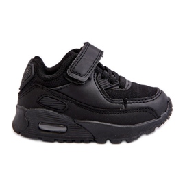 Zapatillas Infantiles Velcro Negro Krissandra