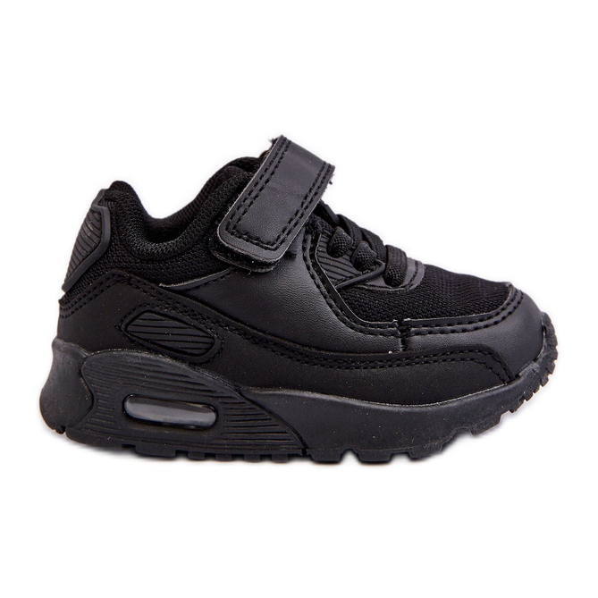 Zapatillas Infantiles Velcro Negro Krissandra