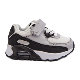 Zapatillas Infantiles Velcro Gris Krissandra