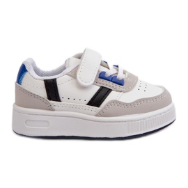 Zapatillas Deportivas Clásicas Infantiles Marlin Blanco y Azul