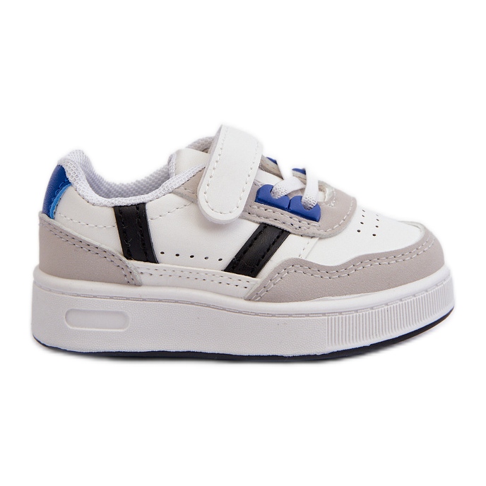 Zapatillas Deportivas Clásicas Infantiles Marlin Blanco y Azul