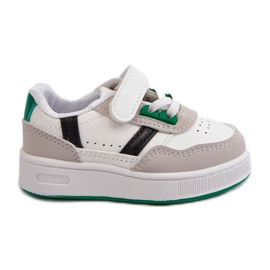 Zapatillas Deportivas Clásicas Infantiles Marlin Blanco y Verde