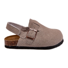Chanclas Infantiles con Plataforma de Corcho Gris Vulagia