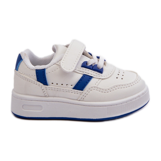 Zapatillas Deportivas Clásicas Infantiles Marlin Blanco y Azul