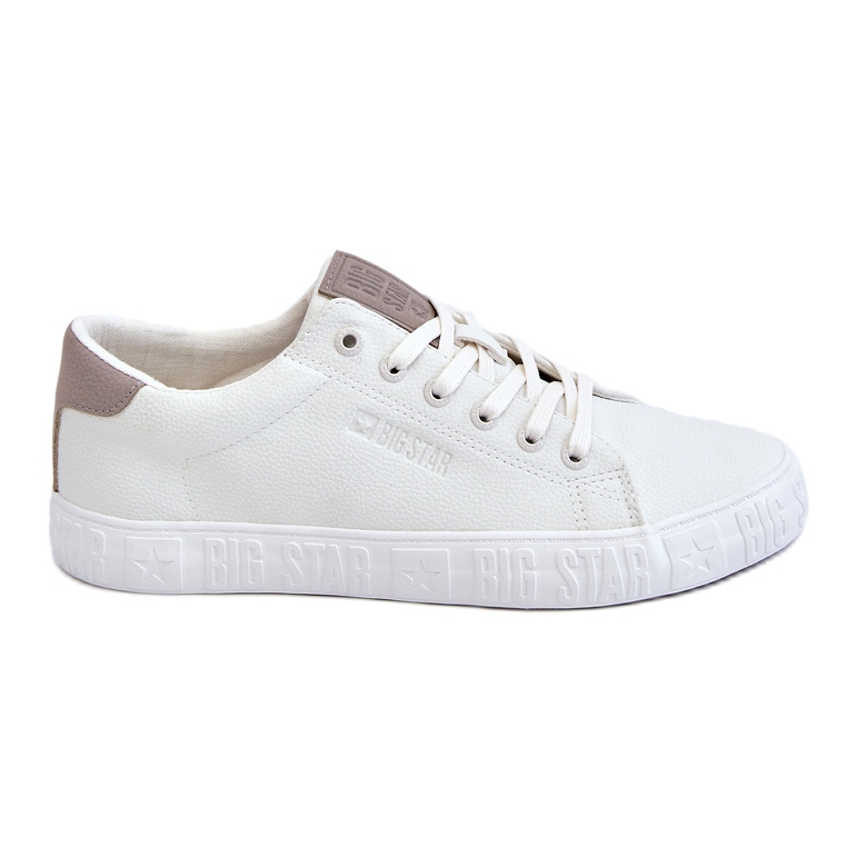 Hombres Big Star Sneakers LL174131 Blanco