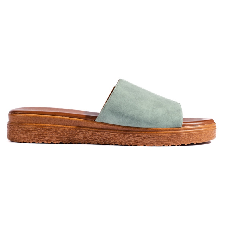 Chanclas de plataforma mujer verdes Chanclas de plataforma mujer verdes
