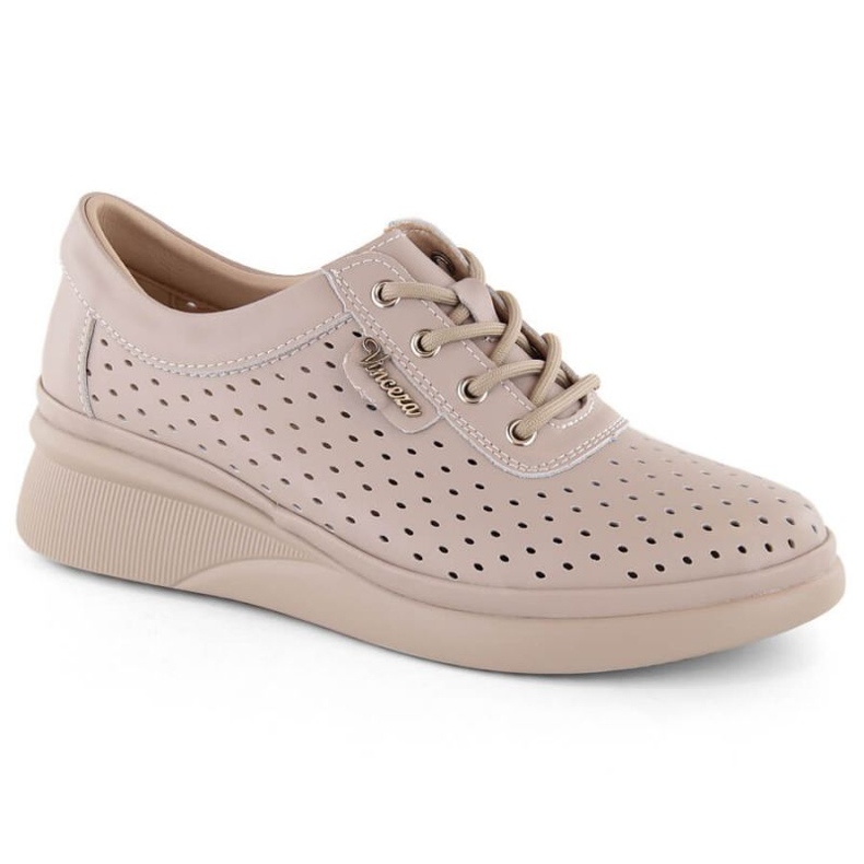 Vinceza W JAN274B Zapatos calados piel beige