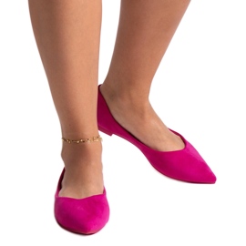 Bailarinas con puntera puntiaguda Mays rosa